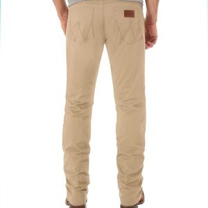 Wrangler Men’s Retro Slim Fit Straight Leg Jeans Khakis
